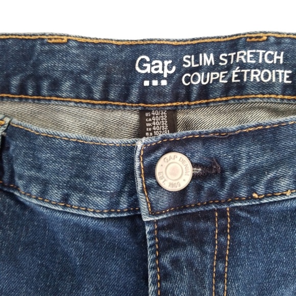GAP Men’s Slim Stretch Jeans Size: 40 - Picture 3 of 10